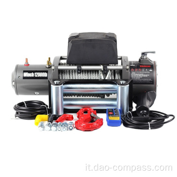 12v 24v fuoristrada 12000lbs 4x4 argani elettrici